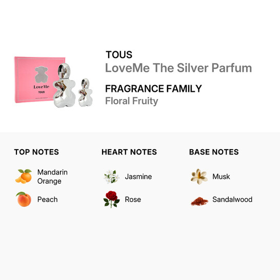 Tous Ladies LoveMe The Silver Parfum Gift Set Fragrances