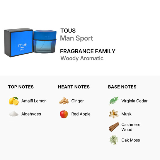 Tous Man Sport / Tous EDT Spray 3.4 oz (m) 8436038834416