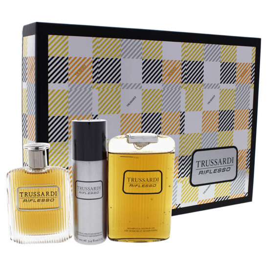 Trussardi Riflesso by Trussardi for Men - 3 Pc Gift Set 3.4oz EDT