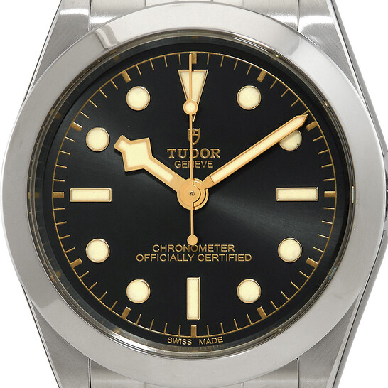 アナログ腕時計 [TUDOR] Style Automatic Black Dial Ladies Watch 12103-0003 Tudor Black Bay Automatic Chronometer Black Dial Men's Watch