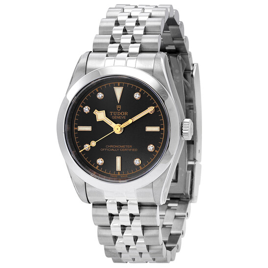 Tudor Black Bay Automatic Diamond Anthracite Dial Ladies Watch