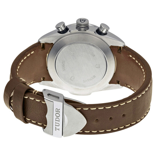 Tudor Fastrider White Dial Chronograph Brown Leather Men's Watch 42000-WSBRLS - 546x546 Image #3