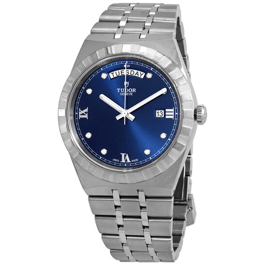 Tudor Royal Automatic Diamond Blue Dial 41 mm Men's Watch M28600-0006 - 546x546
