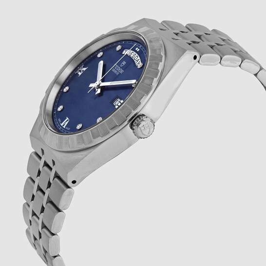 Tudor Royal Automatic Diamond Blue Dial 41 mm Men's Watch M28600-0006 - 546x546 Image #2