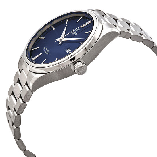Tudor Style 12700 Mens Watch 41mm Stainless Steel Midnight Blue Dial Date Auto Tudor Mens Watch 12700 Model 41mm Stainless Steel Midnight  main image 2