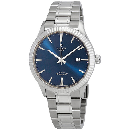 Tudor Style Blue Dial Automatic Men's 41 mm Watch 12710-0013 - 546x546