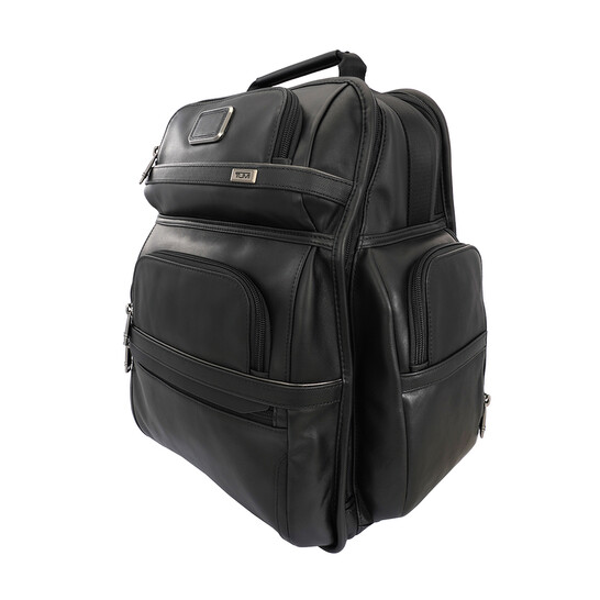 Tumi Black Leather Alpha 3 Brief Pack 09603580DL3 0742315477817
