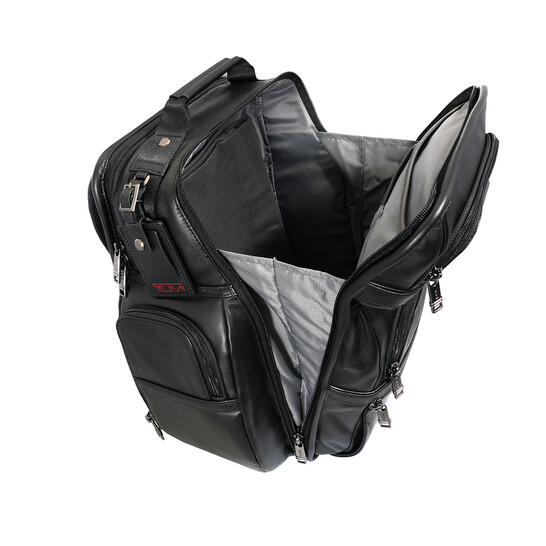 Tumi Black Leather Alpha 3 Brief Pack 09603580DL3 0742315477817