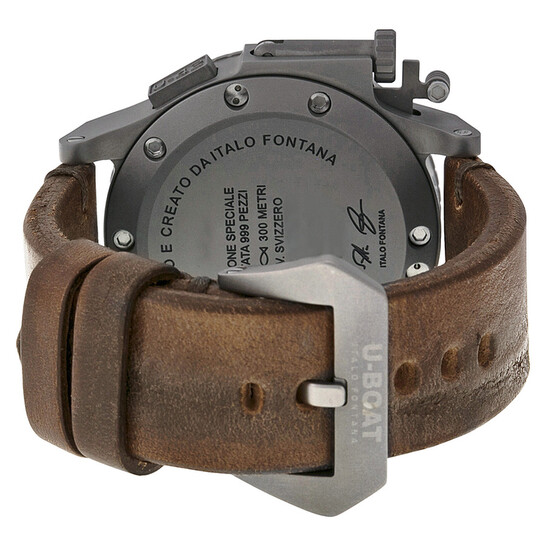 U-Boat U-42 Chronograph Automatic Black Dial Men's Watch 6472