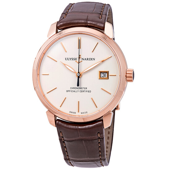 Ulysse Nardin Classic Classico Eggshell Dial Automatic Men's 18kt