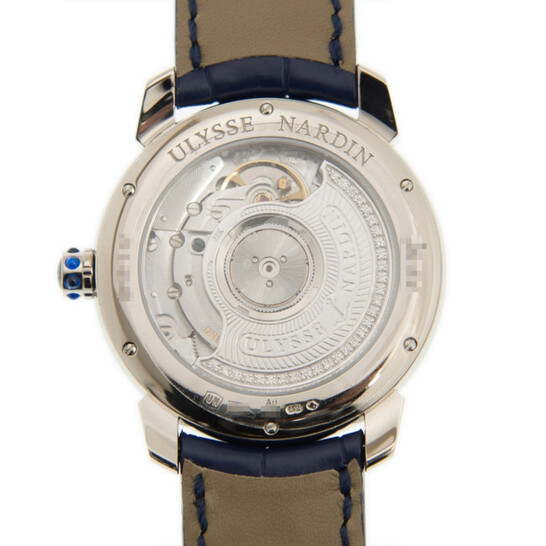 Ulysse Nardin Classico Lady Automatic Diamond Blue Dial Ladies Watch 8150-112-PB - 546x546 Image #4