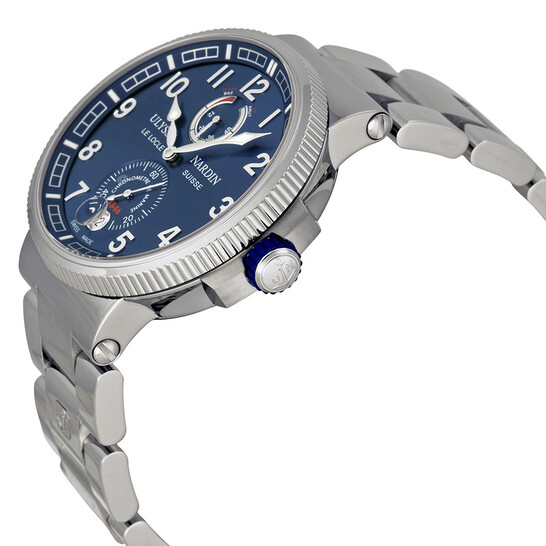 Ulysse Nardin Marine Automatic Blue Dial Stainless Steel Men's Watch 1183-126-7M-63 - 546x546 Image #2