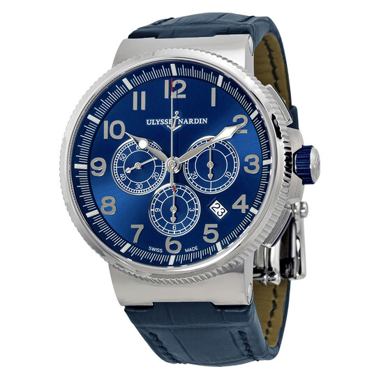 Ulysse Nardin Marine Chronometer Blue Dial Automatic Men's Watch