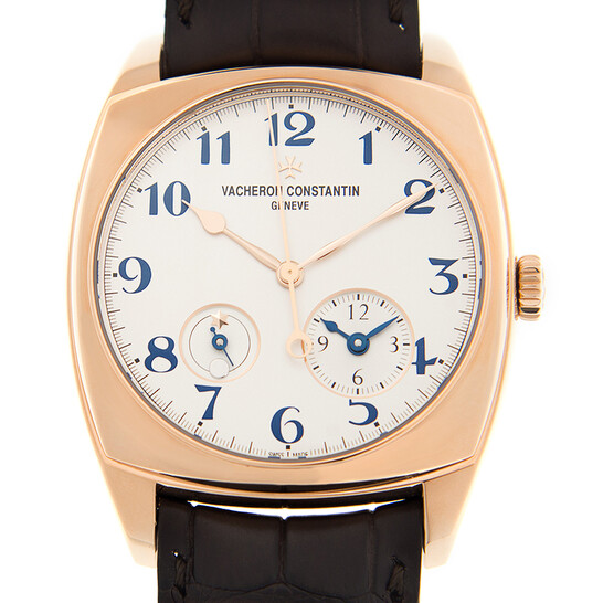Vacheron Constantin Harmony Dual Time Silvered Opaline Dial Men's Watch  7810S/000R-B051
