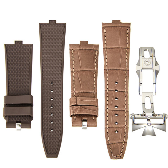 【SALE】VACHERON CONSTANTIN レディーベルト Vacheron Constantin 20mm x 16mm Blue Leather Watch Strap E0MXZP