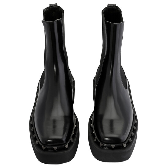 VALENTINO 靴 Valentino Garavani Garavani Rockstud M-Way Boots, Brand Size