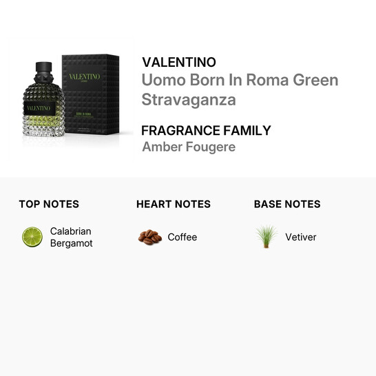 Valentino Men's Born in Roma Green Stravaganza EDT Spray 3.4 oz Fragrances 3614274024807 Valentino Men's Born in Roma Green Stravaganza EDT Spray 3.4 oz Fragrances 3614274024807 - 546x546 Image #4