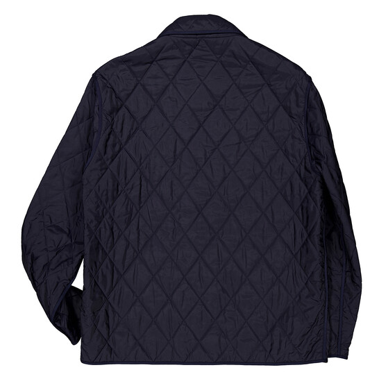 Valentino Garavani Metallic V Quilted Shirt Jacket, Brand Size 50