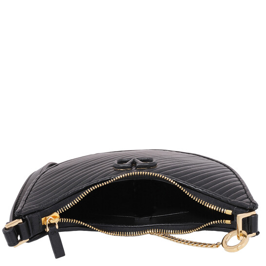 Valentino Garavani Nero Signature Logo Shoulder Bag
