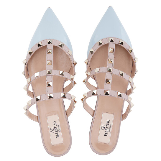 VALENTINO ローズ ミュール ホワイト Amazon.com | Valentino Garavani 03 Rose Edition Kitten-heel Slide