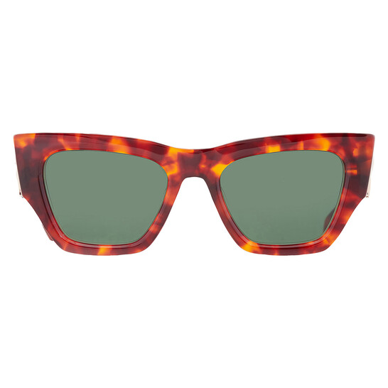 Valentino Garavani SETTE Green Cat Eye Ladies Sunglasses VLS-166 B