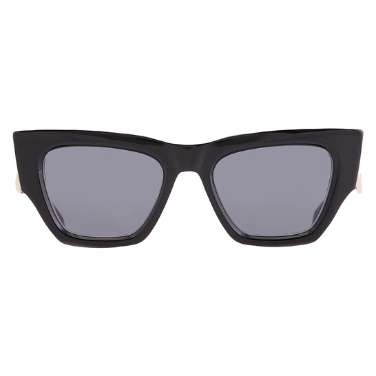 NEW VALENTINO SUNGLASSES VLS-107E BLACK/GRAY WOMEN EYEWEAR Valentino V Uno VLS107 Square Sunglasses | Fashion Eyewear main image 2