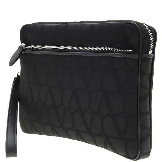 Valentino Garavani Toile Iconographe-Print Clutch