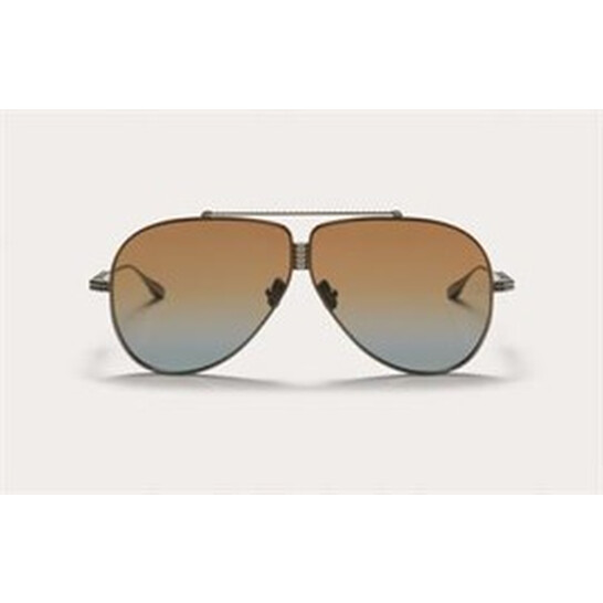 Valentino Garavani XVI Brown Blue Gradient Pilot Unisex Sunglasses