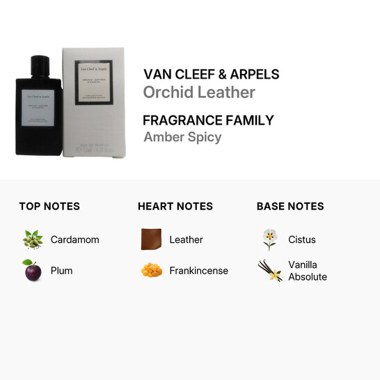 Van Cleef & Arpels Unisex Orchid Leather EDP 0.25 oz Fragrances