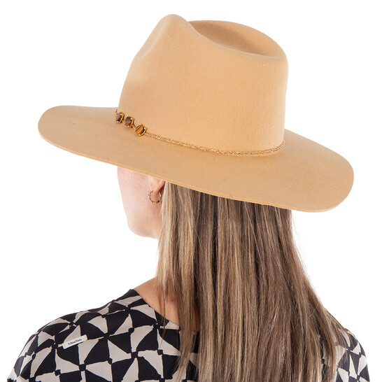 NEW VAN PALMA women\'s angele hat in chocolate Van Palma Hats for Women | Online Sale up to 66% off | Lyst main image 4