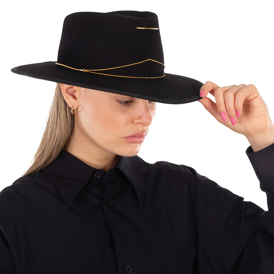 Van Palma Ladies Black Anna Hat, Size Small ANNA BLACK 