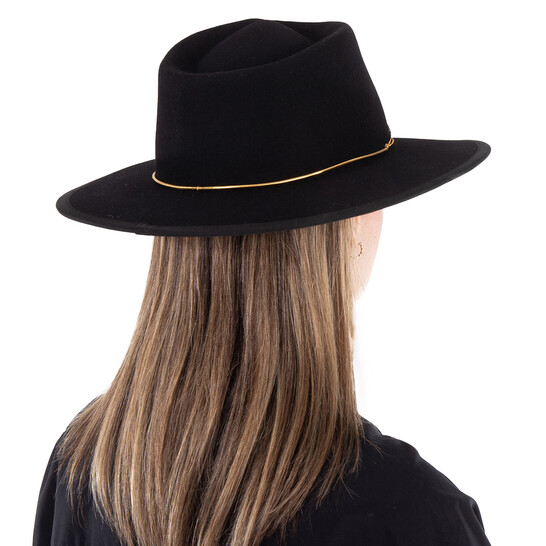 NEW VAN PALMA women\'s anna hat in black Van Palma Ladies Black Anna Hat, Size Small ANNA BLACK  main image 3