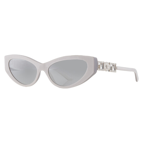 Versace Blue Mirror Silver Cat Eye Ladies Sunglasses VE4470B 54741U 56 - 546x546 Image #3