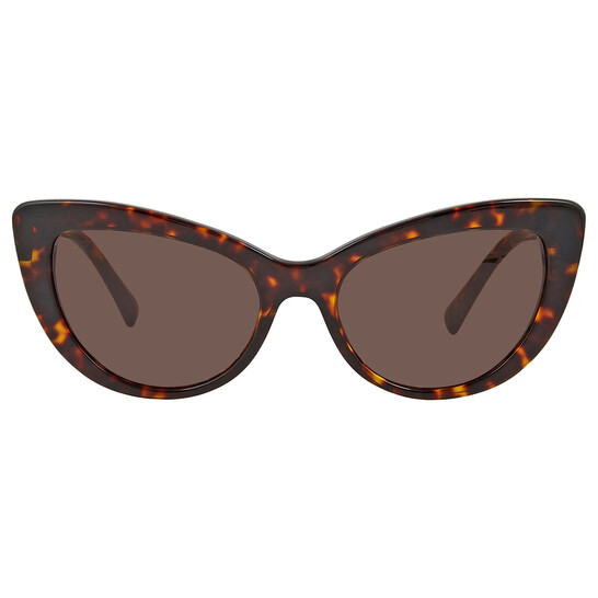 Versace Brown Butterfly Ladies Sunglasses VE4388 108/73 54