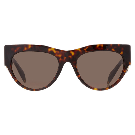 Versace Brown Cat Eye Ladies Sunglasses VE4440U 108/3 56