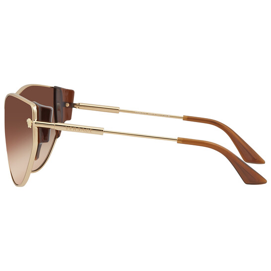 Versace Brown Gradient Cat Eye Ladies Sunglasses VE2239  display picture 2