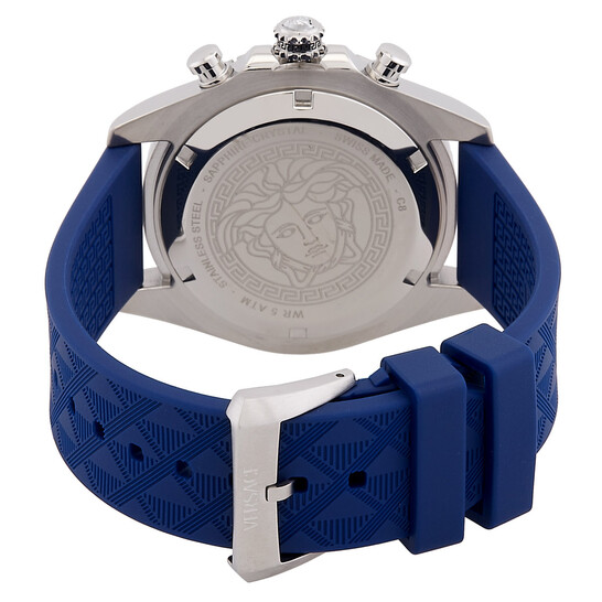 Versace Chronograph Quartz Blue Dial Men's Watch VE9K00724