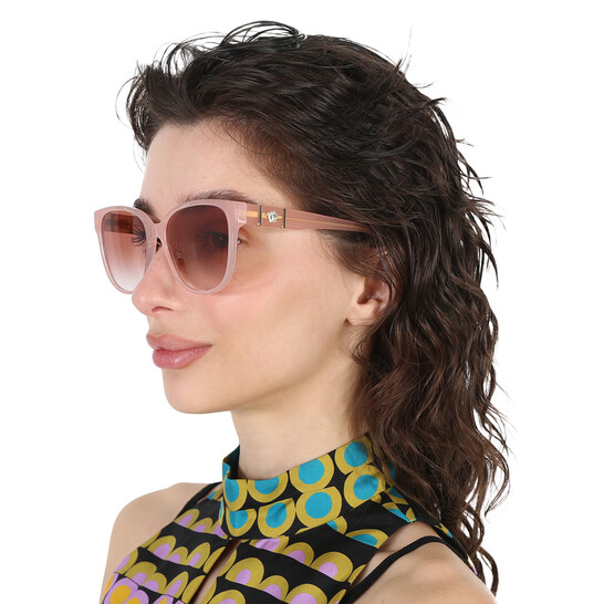 VERSACE スクエアフレムサンクラス 0VE4460D 5394V0 Versace Clear Gradient Red Square Ladies Sunglasses VE4460D