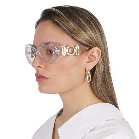 Versace Clear Oval Ladies Sunglasses VE4426BU 148/1W 54  display picture 2