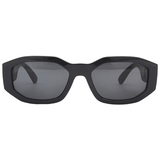 Versace Dark Gray Geometric Unisex Sunglasses VE4361 542287  display picture 2