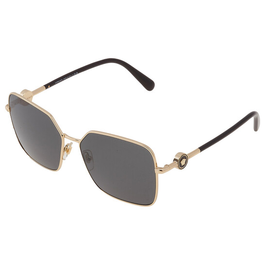 Versace Dark Gray Square Ladies Sunglasses VE2227 100287 59  display picture 3