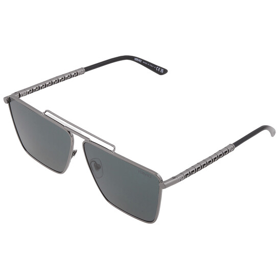 Versace Dark Green Browline Men's Sunglasses VE2266 10013H 64