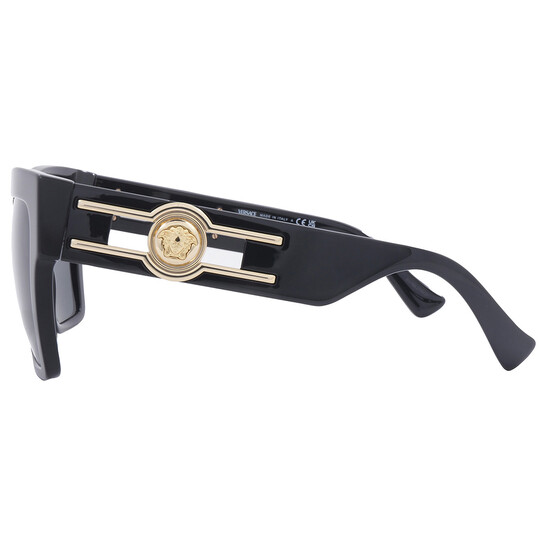 Versace Dark Grey Butterfly Ladies Sunglasses VE4458 GB1/87  display picture 3
