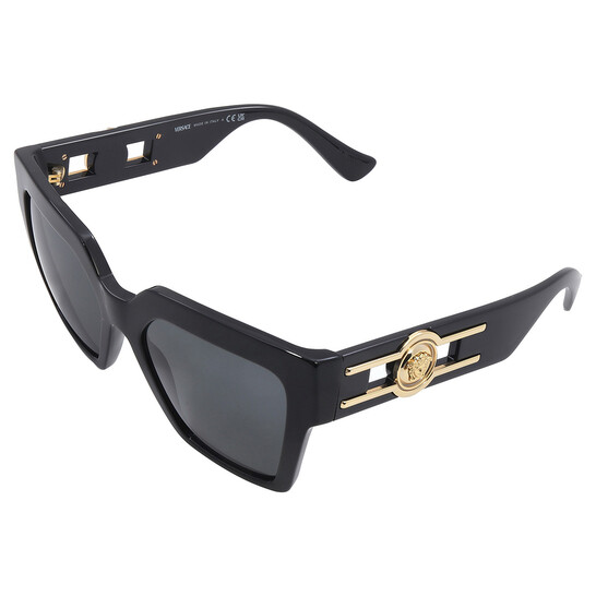Versace Dark Grey Butterfly Ladies Sunglasses VE4458 GB1/87  display picture 2