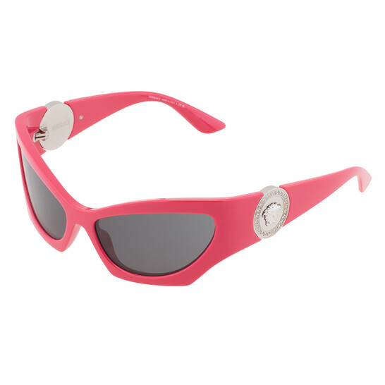Versace VE4450 541787 Cat Eye Sunglasses – Pink/Dark Grey Versace Sunglasses VE4450 541787 60mm Pink / Dark Grey Lens  main image 2