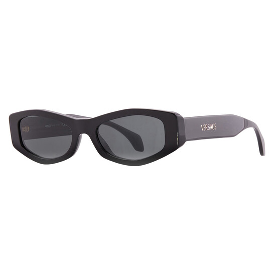 Versace Dark Grey Geometric Ladies Sunglasses VE4487 GB1/87  display picture 2