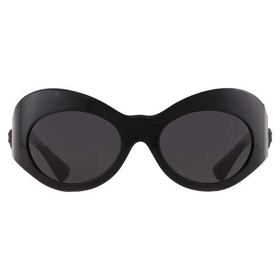 Versace Dark Grey Irregular Ladies Sunglasses VE4462 GB1/87
