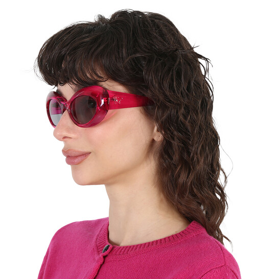 Versace Dark Grey Oval Ladies Sunglasses VE4456U 533487 52  display picture 1