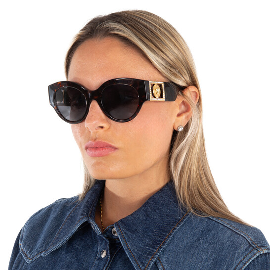 NEW VERSACE WOMEN SUNGLASSES VE4438B 108/87 EYEWEAR VERSACE MOD 4438-B, VE4438 NEW VERSACE VE4438B 108/87 WOMEN SUNGLASSES HAVANA EYEWEAR  main image 3
