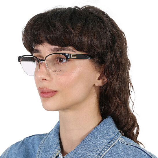Versace Demo Cat Eye Ladies Eyeglasses VE1265 1433 53 